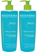 بيوديرما سيبيوم جل منظف رغوي منقي للبشرة المختلطة إلى الدهنية 500مل