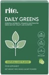 DAILY GREENS Wellness Drink Mix Natural Lime Flavor - 15 Sachets
