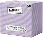 Clean Face Disposable Towels Extra Large - 50 Towels