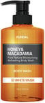 Honey & Macadamia Pure Natural Moisturizing Refreshing Body Wash White Musk 500mL