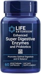 لايف إكستينشن إنزيمات هضمية فائقة محسّنة - تعزز صحة الجهاز الهضمي المثالية وتدعم هضم الدهون، البروتينات والكربوهيدرات - 60 كبسولة نباتية