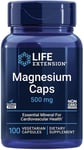 لايف إكستينشن ماغنيسيوم 500ملغ - مع سيترات، اكسيد المغنيسيوم والسكسينات تدعم صحة القلب والعظام وتساعد على الصحة الأيضية - 100 كبسولة نباتية