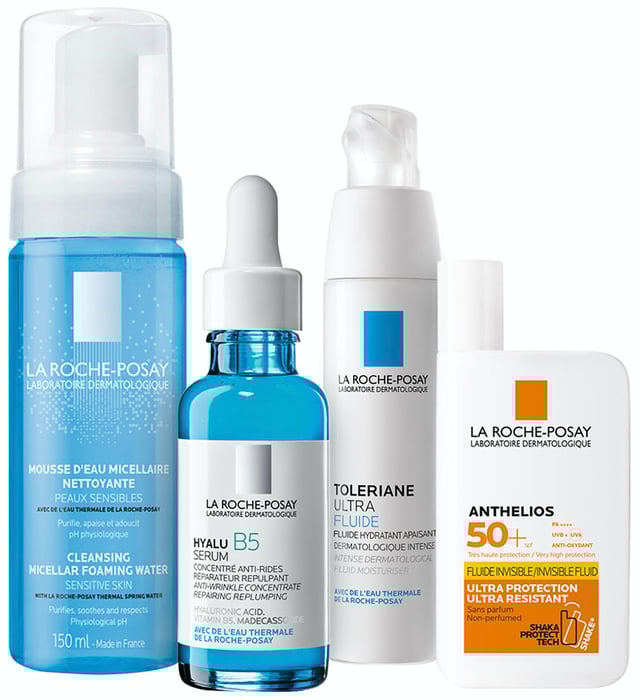 La Roche Posay Dry Sensitive Skin Routine 4 Products in Oman