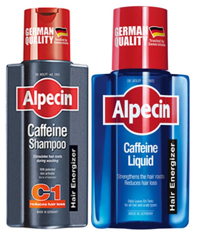 Alpecin Alpecin Caffeine Shampoo C1 250mL with Caffeine Liquid 200mL in KSA  | Riyadh, Jeddah | BasharaCare