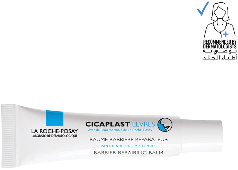 La Roche-Posay Cicaplast Levres Repairing Lip Balm 7.5ml – Nourishing Soothing B5 Lip Care with Panthenol & Shea Butter for Dry, Chapped, Cracked Lips, Long-Lasting Comfort for the Whole Family