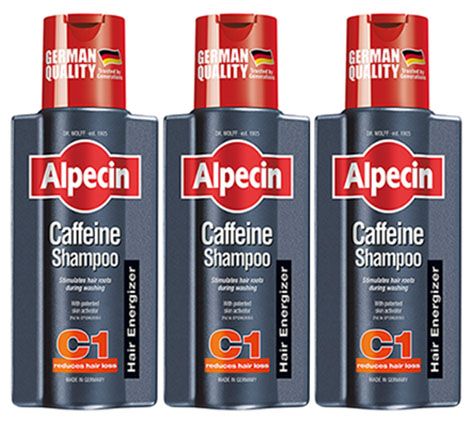 Alpecin Alpecin Caffeine Shampoo C1 3x250mL in KSA | Riyadh, Jeddah |  BasharaCare